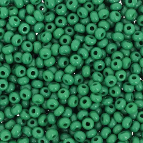 Preciosa Cuentas de rocalla 9/0 2,5 mm - Verde opaco x20g