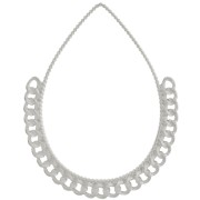 Colgantes de gota con cadena 38x30,5 mm - acero inoxidable 304L x2|raw }}