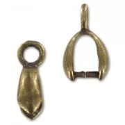 Enganches para colgante 11 mm bronce x4