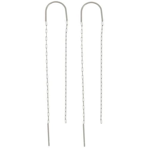 Forçat pendientes de eslabones de cadena 50 + 60mm - acero inoxidable 304 x2