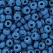 Cuentas de Rocalla Preciosa 11/0 de 2 mm - Azul vaquero opaco x 20 g
