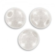 Cuentas redondas 4 mm Chalkwhite Ceramic Look x50|raw }}