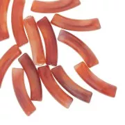 Brique - Perlas acrílicas transparentes 32x8 mm - Marbled Brick x6 Perlas acrílicas transparentes 32x8 mm - Marbled Brick x6