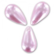 Gotas nacaradas 9x16 mm Rose x10|raw }}