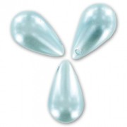 Gotas nacaradas 9x16 mm Light Blue x10|raw }}