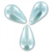 Gotas nacaradas 9x16 mm Light Blue x10