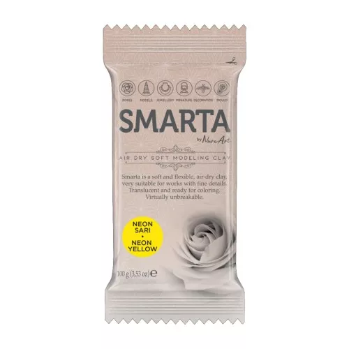 Pasta Smarta - Amarillo fluorescente x100g