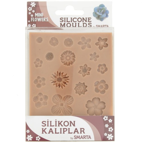 Molde de silicona Smarta - Mini flores x1