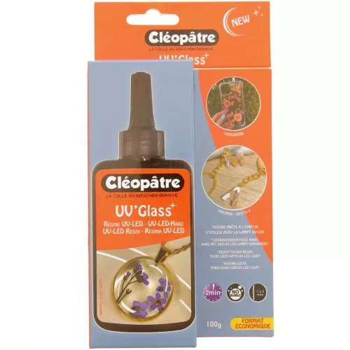Cleopatra LED resina UV - Vidrio UV x100gr