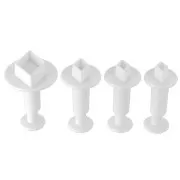 4 sacabocados - Losange - 20-22-24-32 mm