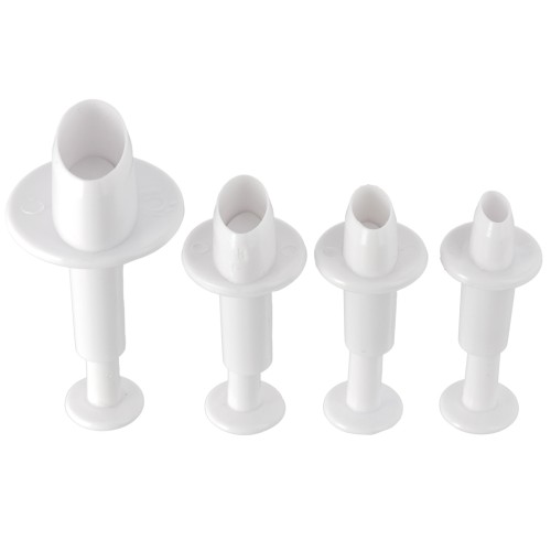 4 sacabocados - Oval - 19-21-23-33 mm