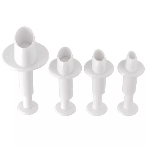 4 sacabocados - Oval - 19-21-23-33 mm