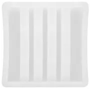 Moldes de resina de 9x9 cm - Transparente