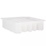 Moldes de resina de 9x9 cm - Transparente