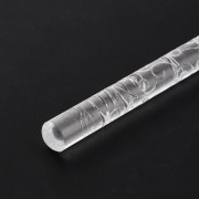 Rodillo de textura acrílica 165x10 mm para arcilla polimérica - Corazones