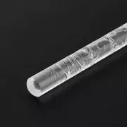 Rodillo de textura acrílica 165x10 mm para arcilla polimérica - Corazones