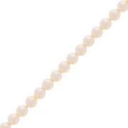 Cuentas de perlas Aurora 5810 4 mm - Crystal Cream Pearl x41cm