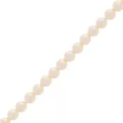 Cuentas de perlas Aurora 5810 4 mm - Crystal Cream Pearl x41cm