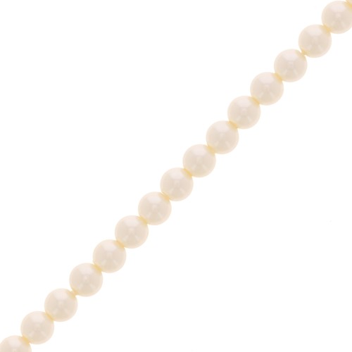 Cuentas de perlas Aurora 5810 4 mm - Crystal Cream Pearl x41cm