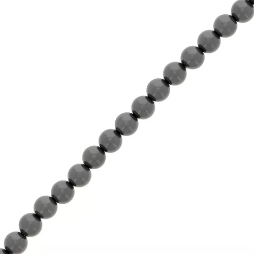 Cuentas de perlas Aurora 5810 4 mm - Crystal Black Pearl x41cm