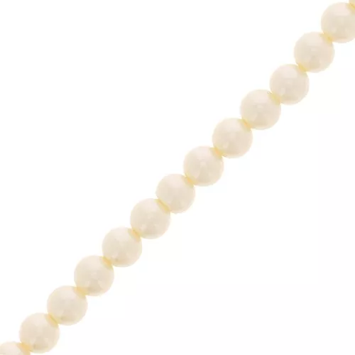 Cuentas de perlas Aurora 5810 5 mm - Crystal Cream Pearl x49cm