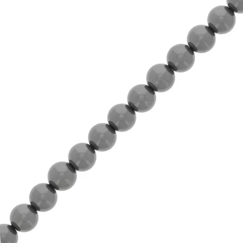 Cuentas de perlas Aurora 5810 5 mm - Crystal Black Pearl x49cm