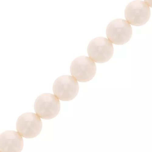 Cuentas de perlas Aurora 5810 8 mm - Crystal Creamrose Pearl x38cm