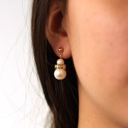 Aurora 5810 10 mm Perlas - Crystal Creamrose Pearl x10