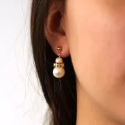 Aurora 5810 10 mm Perlas - Crystal Creamrose Pearl x10