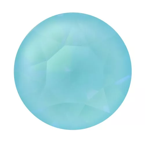 Cabochon rond Aurora A1088 8 mm - Cristal Summer Blue Delite x1