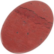 Cabujón oval plano 18x13 mm gema - Jaspe rojo x1|raw }}