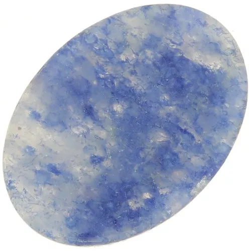 Cabujón oval plano 18x13 mm gema - Sodalita x1