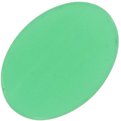 Cabujón oval plano 18x13 mm gema - Jade teñido - Verde x1