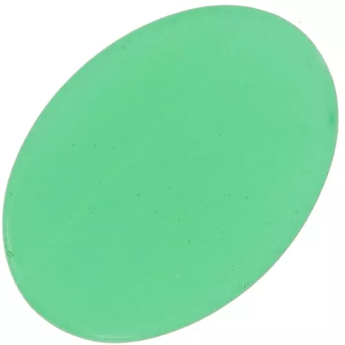 Cabujón oval plano 18x13 mm gema - Jade teñido - Verde x1