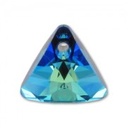Colgante Triángulo PureCrystal 6628 12 mm Crystal Bermuda Blue x1