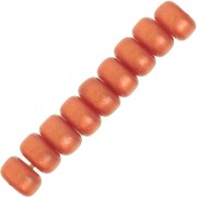 Heishi Super Polaris 6x4 mm rondelle beads - Terracota x10
