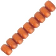 Heishi Super Polaris rondelle cuentas 6x4 mm - Terracota x10|raw }}