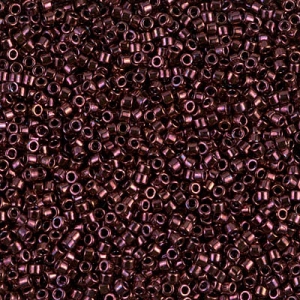 Miyuki Delica 11/0 DB0012 - Metallic Dark Raspberry