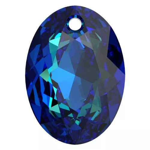 PureCrystal 6438 Colgante Corte Elíptico 11,5 mm - Cristal Azul Bermuda x1