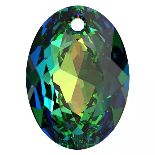 PureCrystal 6438 Colgante Corte Elíptico 11.5mm - Cristal Vitrail Medium x1