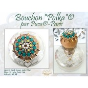 Cuentas de vidrio Lipsi® de Puca® 4x6 mm - Dark Grey Light Mat x10g