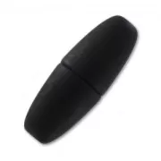 Cierre magnético 32 mm para cordón 4 mm Negro mate x1