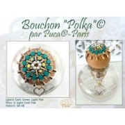 Cuentas de vidrio Lipsi® de Puca® 4x6 mm - White Light Mat x10g