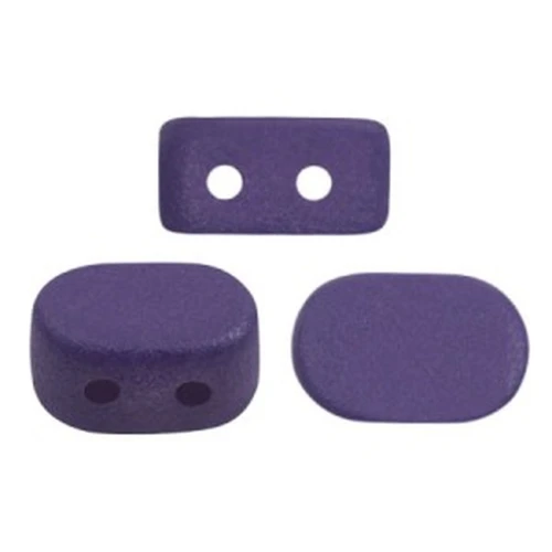 Cuentas de vidrio Lipsi® de Puca® 4x6 mm - Dark Violet Light Mat x10g