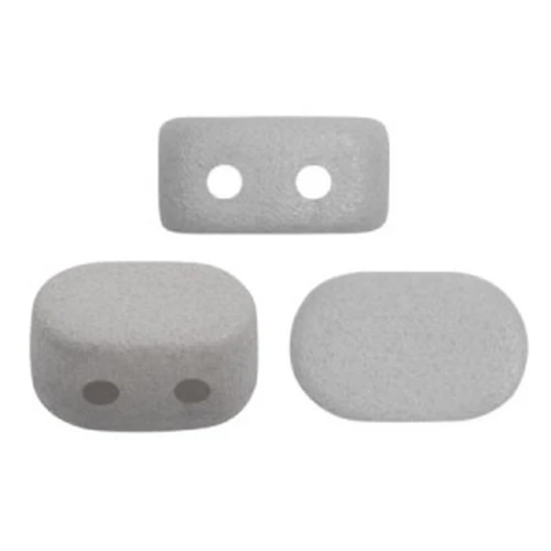 Cuentas de vidrio Lipsi® de Puca® 4x6 mm - Grey Light Mat x10g