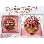 Cuentas de vidrio Lipsi® de Puca® 4x6 mm - Grey Light Mat x10g