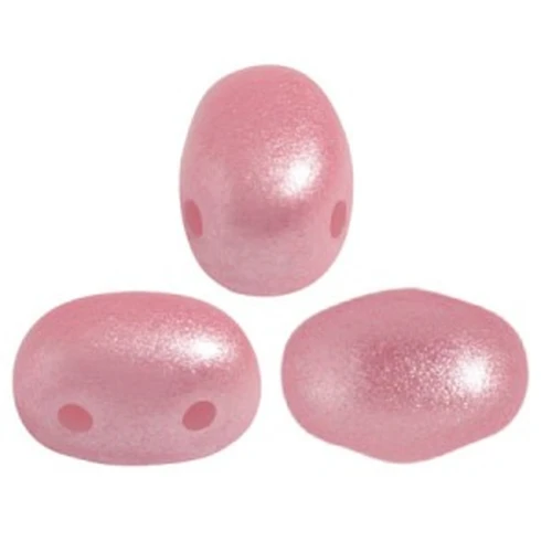 Cuentas de vidrio Samos® by Puca® 7x5 mm - Pink Pearl x10g