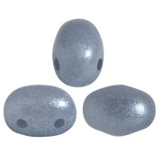Cuentas de vidrio Samos® by Puca® 7x5 mm - Light Blue Pearl x10g|raw }}