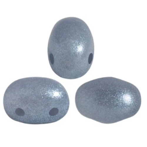 Cuentas de vidrio Samos® by Puca® 7x5 mm - Light Blue Pearl x10g
