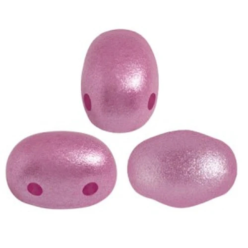 Cuentas de vidrio Samos® by Puca® 7x5 mm - Perla rosa x10g